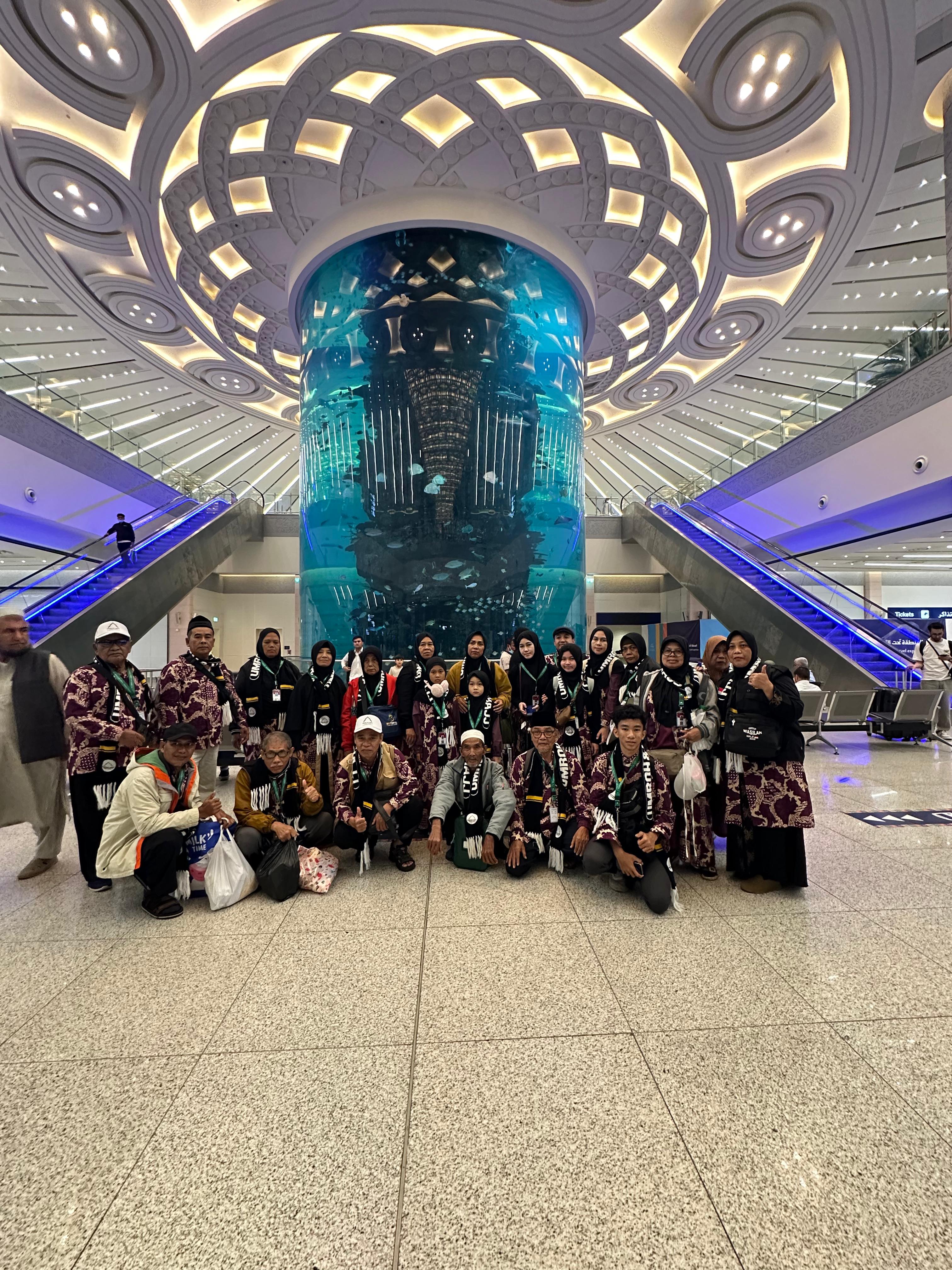 Jamaah Wasilah Amal Tour tiba di Bandara Jeddah