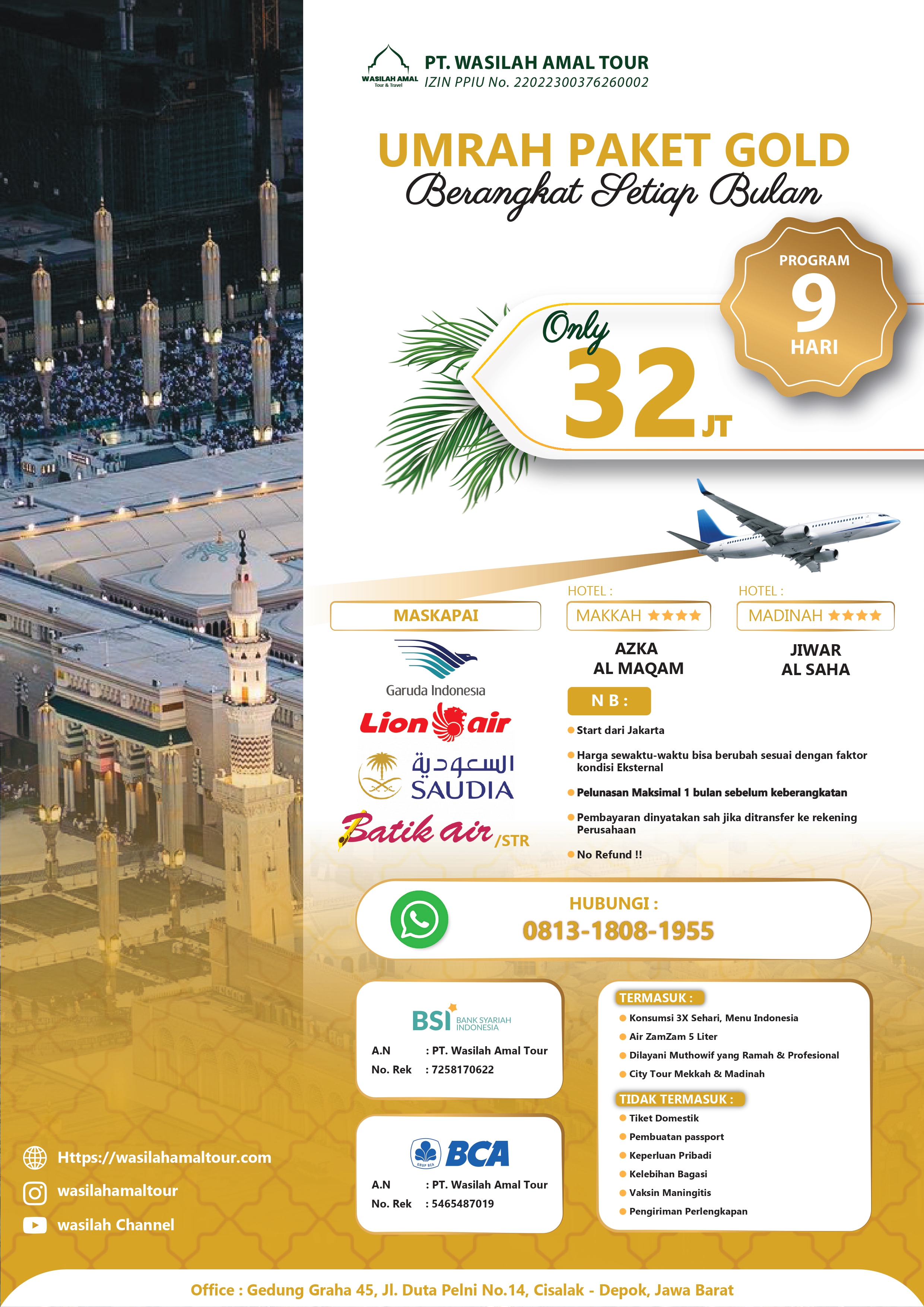 Umrah Paket Gold